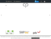 Tablet Screenshot of cpgmbh.de